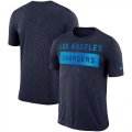 Wholesale Cheap Men's Los Angeles Chargers Nike Navy Sideline Legend Lift Performance T-Shirt