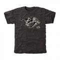 Wholesale Cheap Men's Nashville Predators Black Rink Warrior T-Shirt