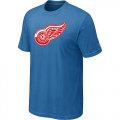 Wholesale Cheap Detroit Red Wings Big & Tall Logo Indigo Blue NHL T-Shirt