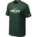 Wholesale Cheap Nike New York Jets Big & Tall Critical Victory NFL T-Shirt Dark Green