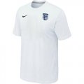 Wholesale Cheap Nike England 2014 World Small Logo Soccer T-Shirt White