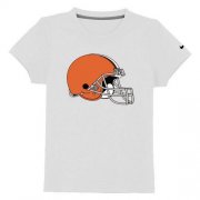 Wholesale Cheap Cleveland Browns Sideline Legend Authentic Logo Youth T-Shirt White