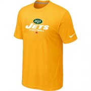 Wholesale Cheap Nike New York Jets Big & Tall Critical Victory NFL T-Shirt Yellow