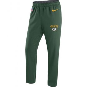 Wholesale Cheap Men\'s Green Bay Packers Nike Green Circuit Sideline Performance Pants