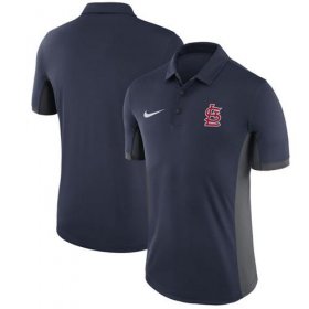 Wholesale Cheap Men\'s St. Louis Cardinals Nike Navy Franchise Polo