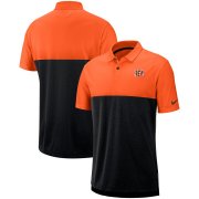 Wholesale Cheap Cincinnati Bengals Nike Sideline Early Season Performance Polo Orange Black