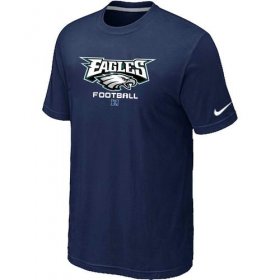 Wholesale Cheap Nike Philadelphia Eagles Critical Victory NFL T-Shirt Midnight Blue