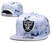 Cheap Raiders Team Logo Smoke Cream Adjustable Hat TX
