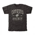 Wholesale Cheap Men's Phoenix Coyotes Black Camo Stack T-Shirt